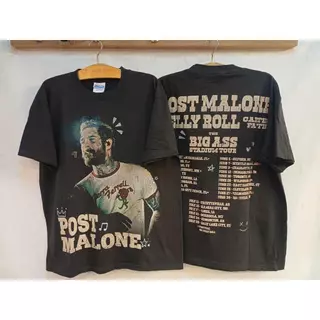 เสื้อลาย Post Malone Big Ass Tour – Vintage Concert Tee (ป้าย Hanes)