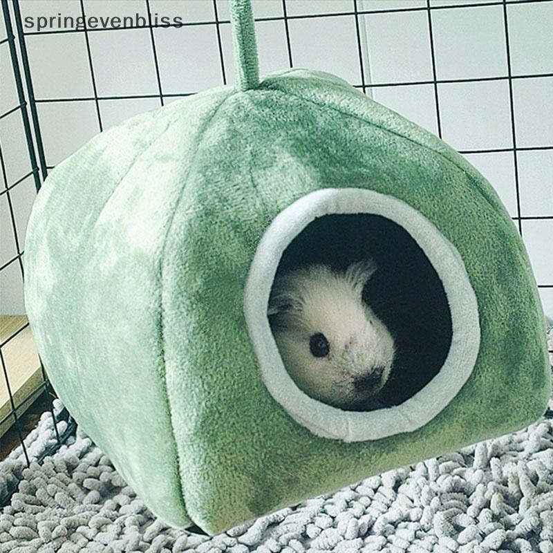 Springevenbliss Guinea Pig Bed - Washable Cage Accessories Small Animal Hideout สําหรับ Chinchilla, 
