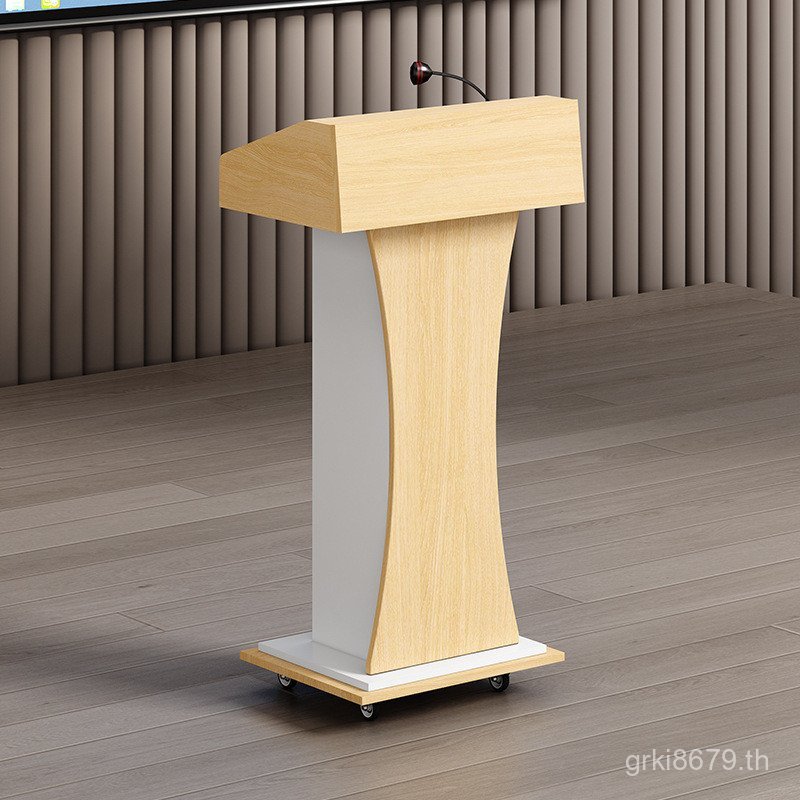 ห้องนั่งเล่นมือถือ Podium Stand เจ้าของแผนกต้อนรับยินดีต้อนรับการรายงานคําพูด Podium Conference Room