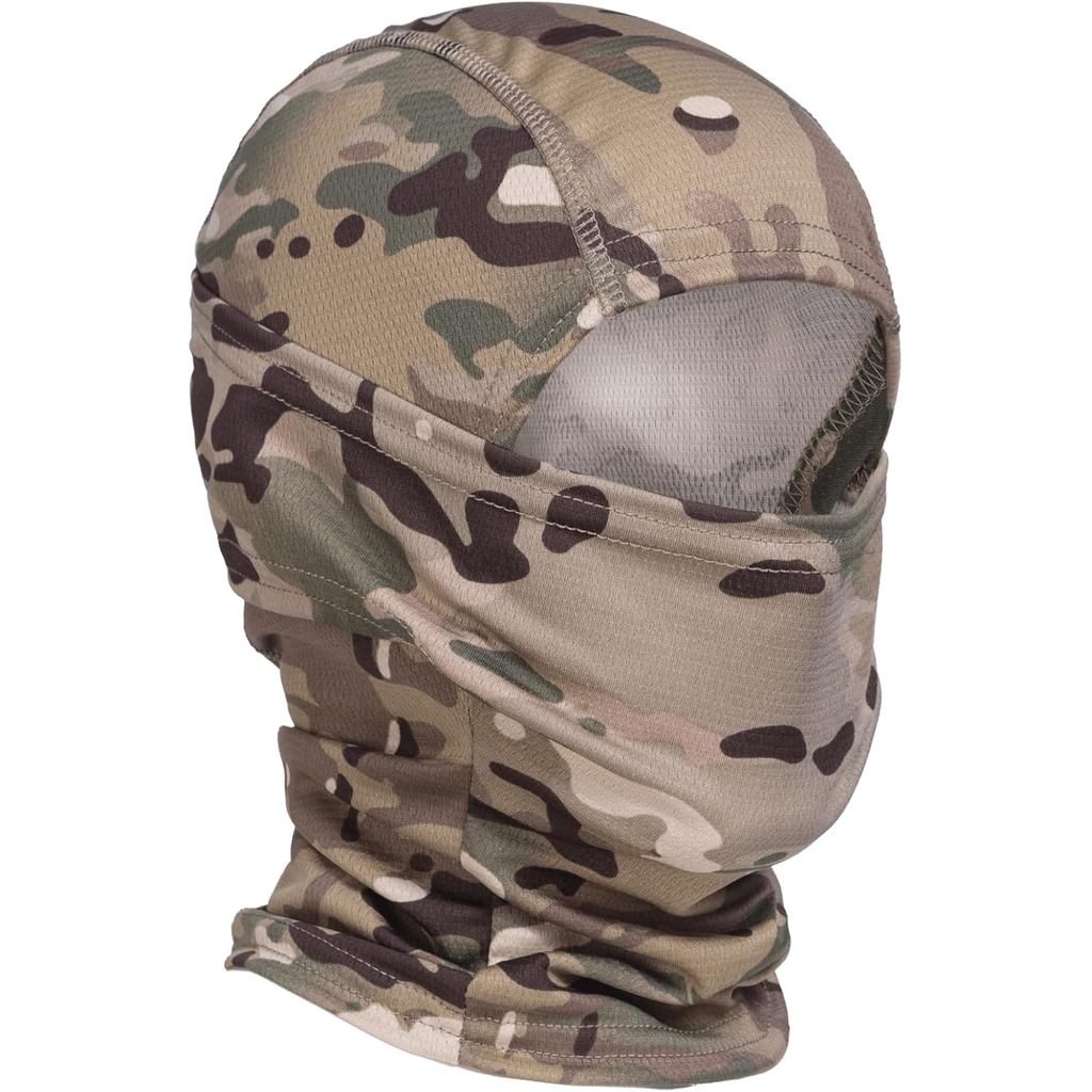 Camo Balaclava Face Mask สําหรับผู้ชายและผู้หญิง-,Skiing,Motorcycle Windproof,UV Protection & Milita
