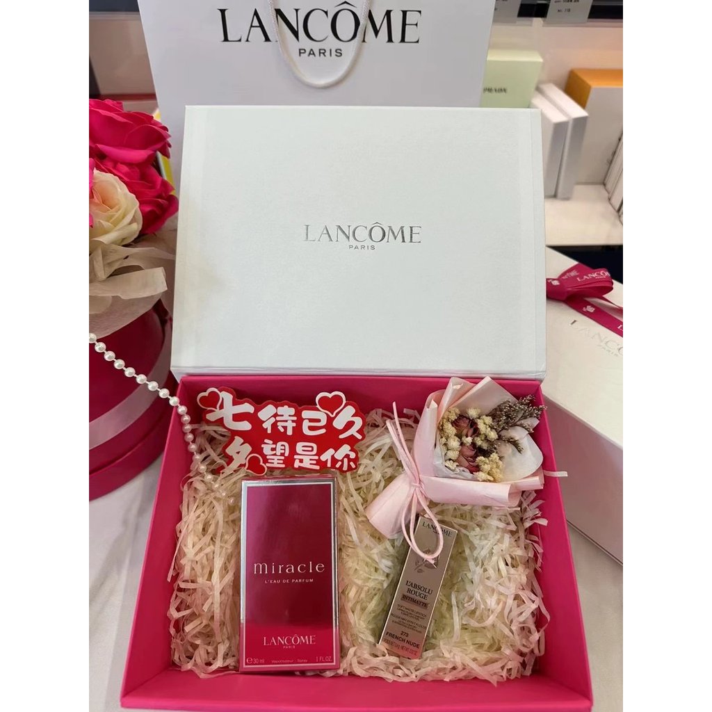 Qixi Gift Mingtong ของแท้ Lancome Miracle Perfume 30ml
ลังโคม ลิปสติกพิงค์โกลด์สไตล์ใหม่ 220
บั๊กเก็
