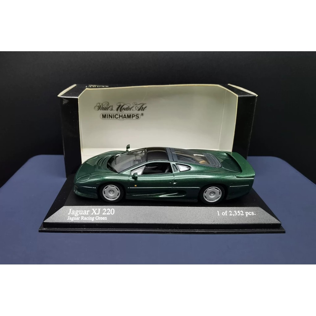 [สต๊อกพร้อม ติดต่อหากคุณมีคําถามใดๆ] Minichamps 1: 43 Jaguar XJ220, Mini