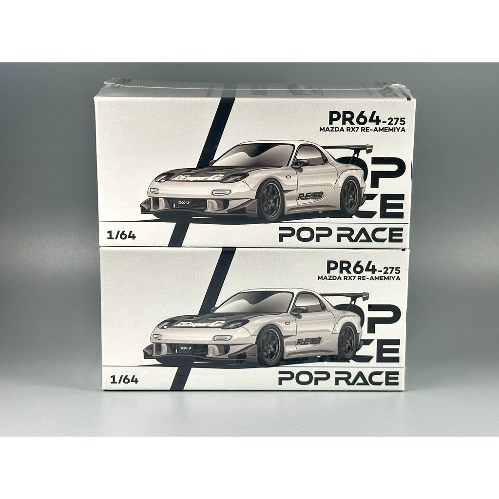 [สต๊อกพร้อม หากคุณมีคําถามใด ๆ ติดต่อ] Limited POP RACE Japan Exhibition Amemiya Mazda RX7 Varnish