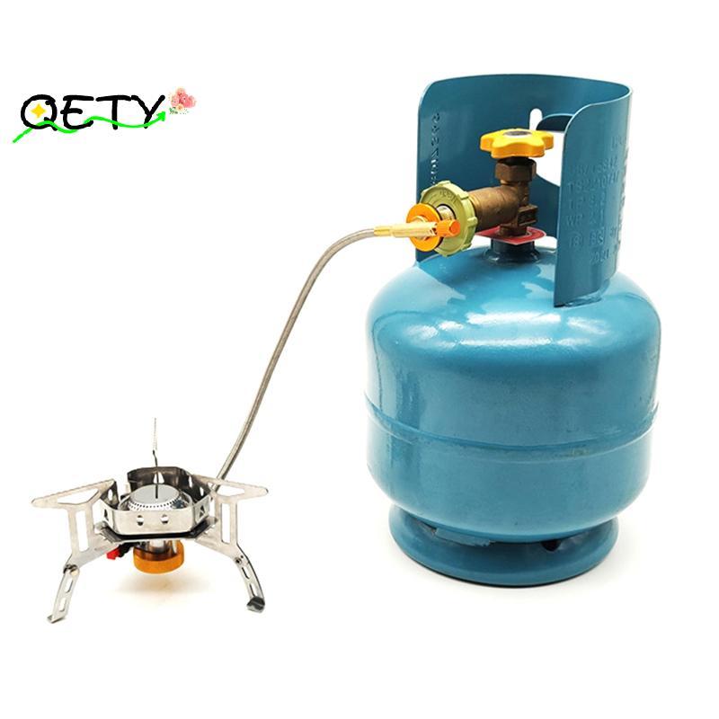 [qetyellow] LPG Tank Converter Head ทนทานเตาแก๊สตัวเชื่อมต่อโลหะผสมสังกะสีใช้งานได้จริง LPG Tank Ada