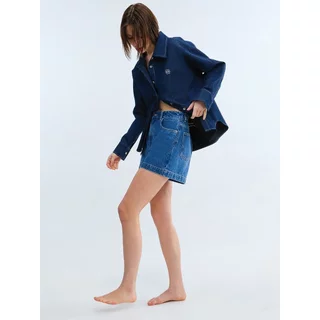 [Pomelo] กางเกงขาสั้นทรงมินิเอวสูงเข้ารูป / High Waist Tailored Mini Shorts