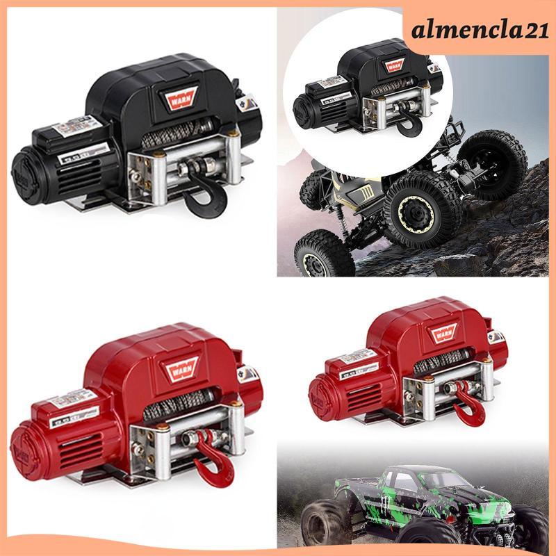 [Almencla] RC รถ Winch, ไฟฟ้าโลหะ Winch อัพเกรดสําหรับ 1:10 ยานพาหนะ RC Hobby รถ DIY ชิ้นส่วนดัดแปลง