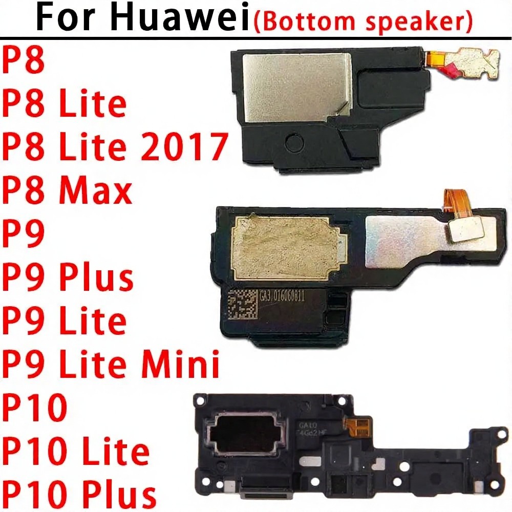 ลําโพง Buzzer สําหรับ Huawei P8 P8 Lite P8 Max P9 P9 Plus P9 Lite Mini P10 P10 Lite P10 Plus ด้านล่า