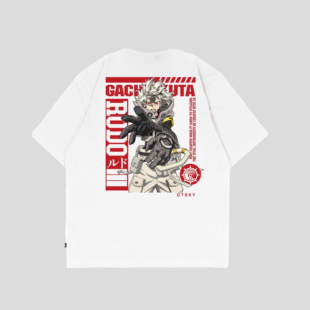 KATUN Otsky Mens Rudo White T-Shirt 24s Cotton