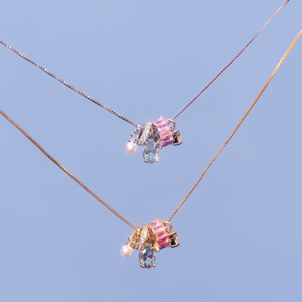 YVIS Layer Brass Necklace - Palette Collection