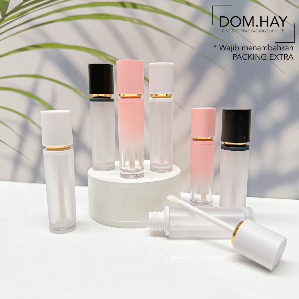 8ml ขวดลิปกลอสที่ว่างเปล่า LG1 Ombre Gradient บรรจุภัณฑ์เครื่องสําอาง Lip สี Lipgloss Liptint ลิปสติ