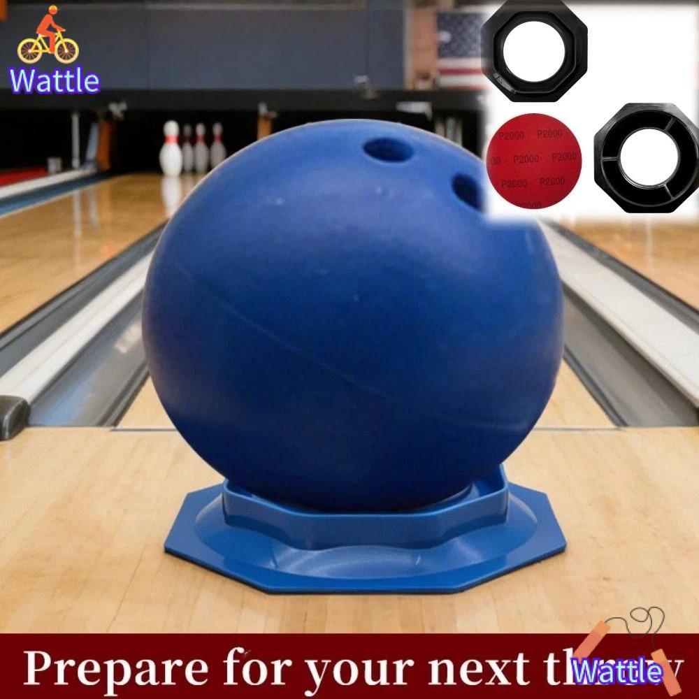 WATTLE Bowling Ball Holder, 2-in-1 Non-Slip Bowling Ball Siding Pad Holder, Professional พร้อมกระดาษ