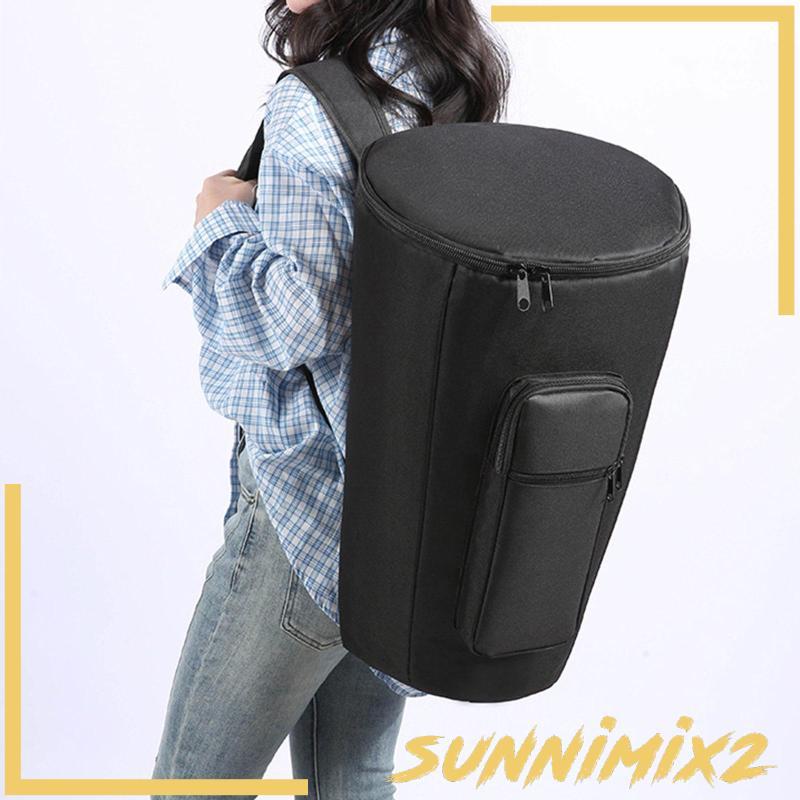[Sunnimix2] กระเป๋าเป้สะพายหลัง Djembe กันฝุ่นกันกระแทกมือกลองกระเป๋ากันน้ํา Oxford Case สําหรับอุปกรณ์เสริม Djembe Storage