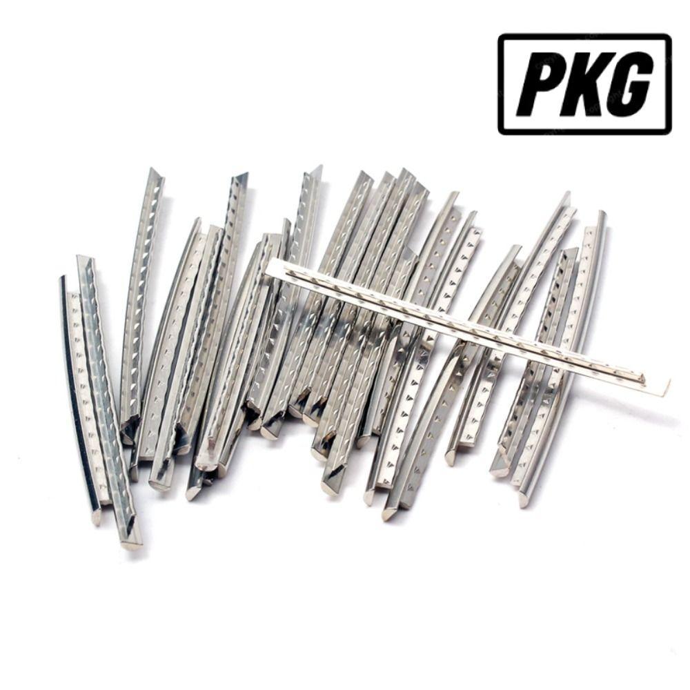 REPKG Fingerboard Frets, ทองแดงสีขาว 2.7 มม.กีตาร์ Fret ลวด, 24 ชิ้น/เซ็ต 2.2 มม.กีตาร์อะไหล่กีตาร์
