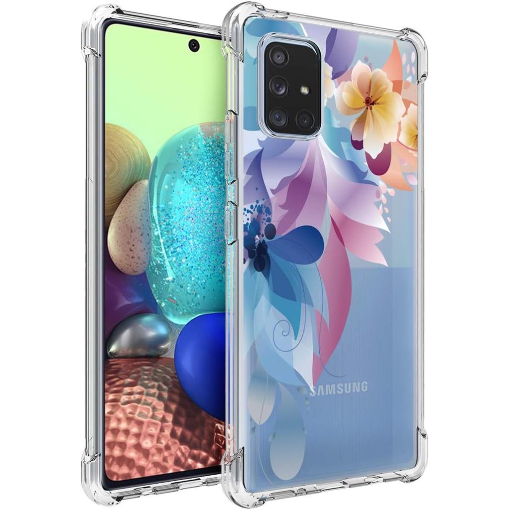 Osophter สําหรับ Galaxy A71 5G Case Clear[NOT สําหรับ Verizon A71 5G UW] มุมเสริมโปร่งใส TPU Shock-A