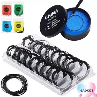 Gaoxi75 200 ชิ้น/เซ็ตนาฬิกากลับยาง,ซ่อมเครื่องมือ Boxed ยาง O-Ring, ทนทานสําหรับช่างซ่อมนาฬิกาความหนา 0.5 มม./0.6 มม.ปะเก็นโอริงกันน้ํา