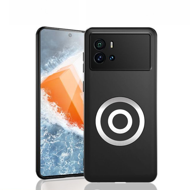 IQOO9 Graphene Cooling เคสโทรศัพท์ iQOO9pro รถติดตั้งแม่เหล็ก Full-Coverage Anti-Drop ทองแดงป้องกันก