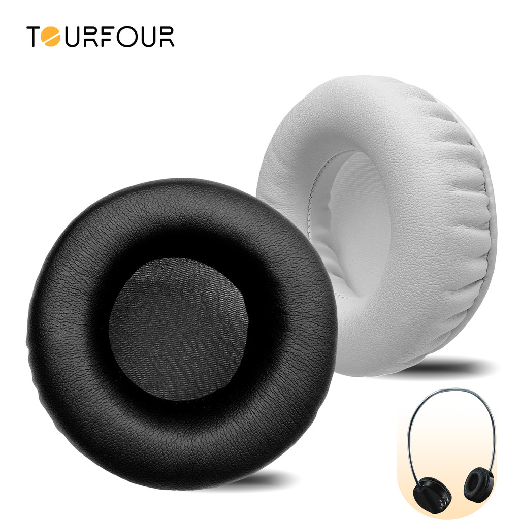 TOURFOUR เปลี่ยนแผ่นรองหูฟังสําหรับ Rapoo H3070 หูฟังแผ่นรองหูฟังฝาครอบแขน Earmuffs ชุดหูฟัง