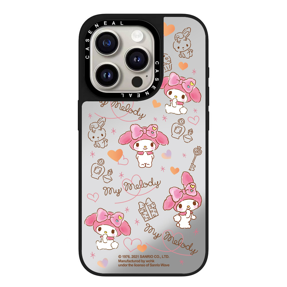 CASENEALดอกไม้Melodyคุณภาพสูงกระจกเคสโทรศัพท์เหมาะสําหรับi รูปที่ 2