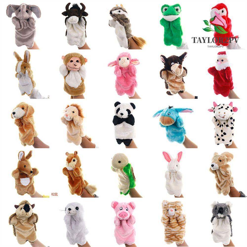 TAYLOR2PV สัตว์หุ่นมือการเรียนรู้ตุ๊กตาสัตว์ Early Education Panda เด็กของขวัญ Koala เด็กหุ่น
