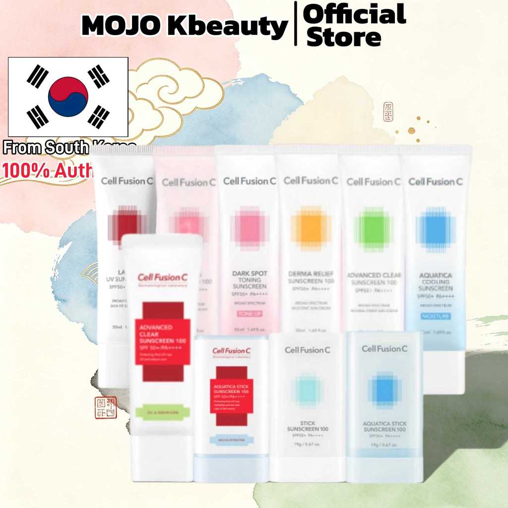 [Cell fusion C] Dark spot toning sunscream50ml/ครีมกันแดดสติ๊ก 19g/Toning Sun Screen 50ml/Advanced Clear Sunscreen 50ml/Laser Uv Sunscreen 45ml