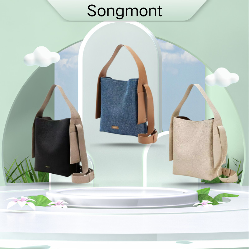 Songmont Medium Drippy Tote Bag（ของแท้ 100 %）