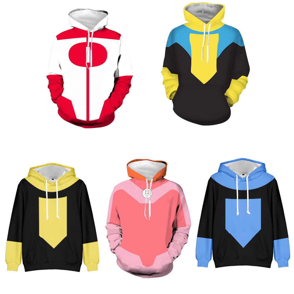Invincible Mark Thraggผู้ชายเด็กเด็กPullover Hoodieเด็กผู้ใหญ่คอสเพลย์เครื่องแต่งกายสําหรับฮาโลวีนCarnival Partyชุด