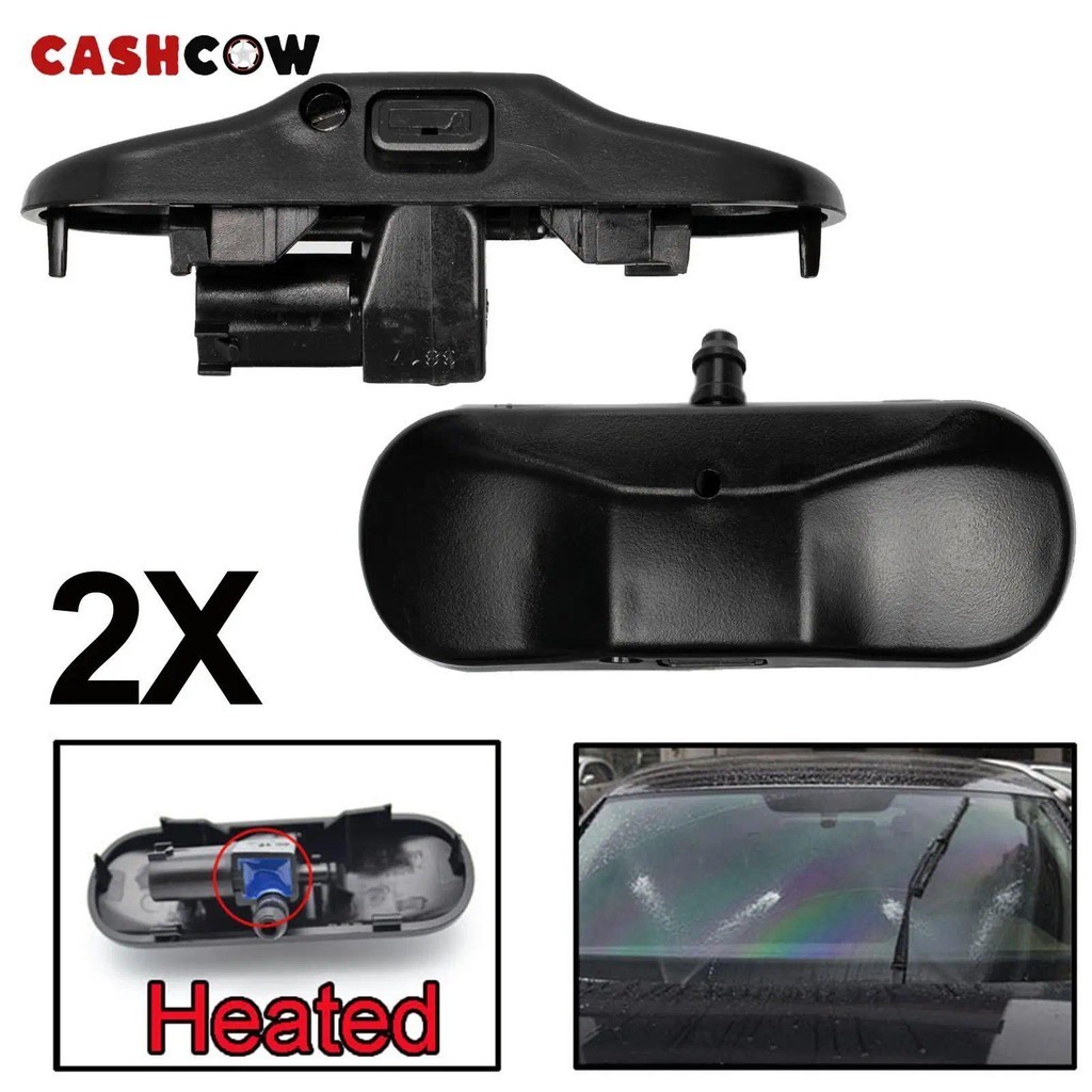 CASHCOW X2 รถด้านหน้าเครื่องซักผ้ากระจกหัวฉีด Jet อุ่นสําหรับ Audi TT A1 8X A4 B8 Q3 Q5 Q7 4L หน้าต่