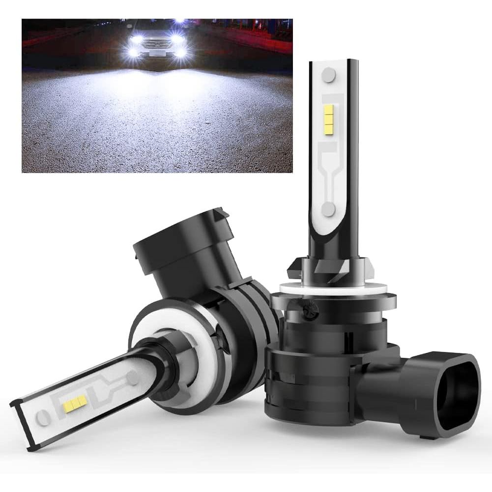 886 881 H27 880 894 896 หลอดไฟ LED หมอก 30W 6500K Plug and play H27W/1 H27W/2 862 884 885 889 890 89