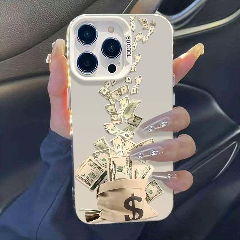 Dollar Packing เหมาะสําหรับ Apple 16promax เคสโทรศัพท์ iPhone15pro14 กันกระแทก 1312 Hard 11 แฟชั่น x
