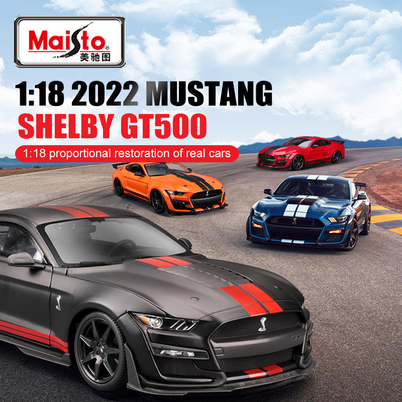 Maisto Maisto รูปที่ 1: 18 Ford Shelby Cobra กีฬารถจําลองรถรุ่นของเล่น