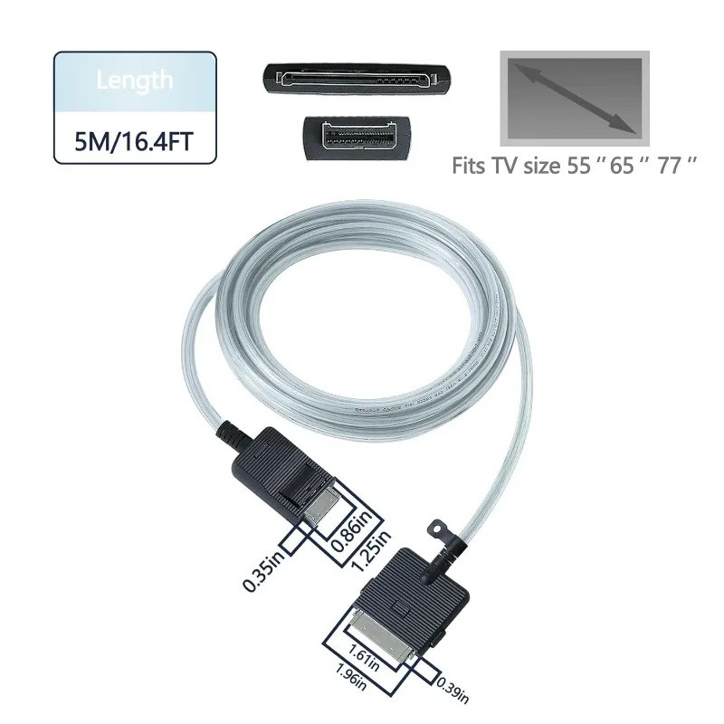 ใหม่หนึ่งสายเชื่อมต่อสําหรับ Samsung TV 55 65 77 S95DAF VG-SOCC05 QN55S95DAFXZA QN65S95DAF QN77S95DA