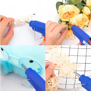 ปืนกาวร้อน 20W สำหรับงานฝีมือ DIY ใช้พลังงานจากประเทศไทย ใช้งานง่าย เหมาะสำหรับใช้ในการอบอุ่น