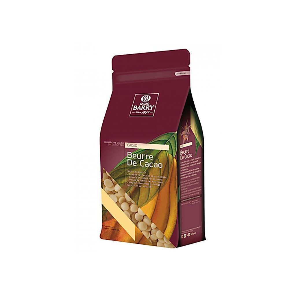 (จัดส่งแบบควบคุมอุณหภูมิ)Cacao Barry Cocoa Butter โกโก้บัตเตอร์ 1 kg.