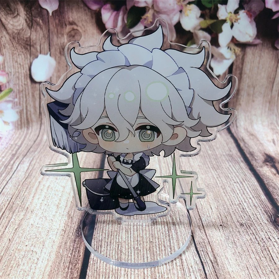 Standee อะนิเมะ Danganronpa micha รุ่นตัวอักษร Nagito Komaeda Chiaki Nanami Togami Byakuya โต๊ะเรียน