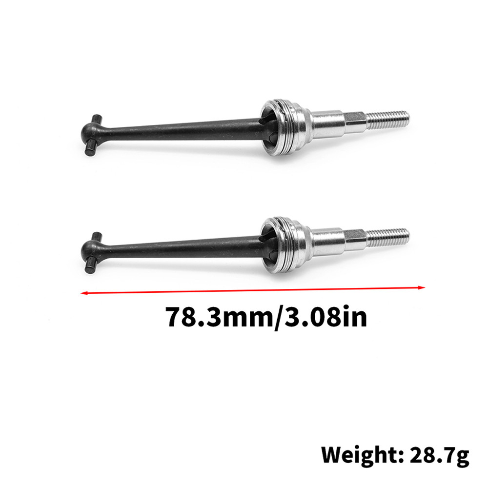 โลหะเหล็กไดรฟ์เพลา CVD Driveshaft P10414 สําหรับ MJX Hyper Go 10303 10304 RC รถอะไหล่อัพเกรดอุปกรณ์เ