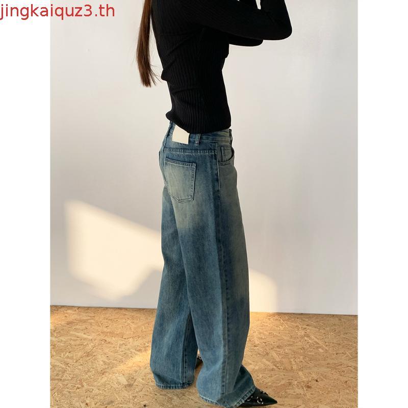 Riley.apparels - Virgin Jeans กางเกงยีนส์ 2ความยาว ทรงกระบอกกลางปลายขาม้า 7012