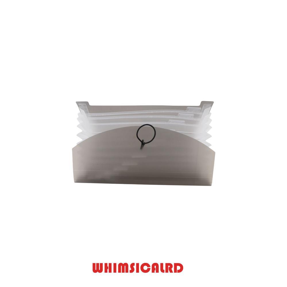 WHIMSIMSICALRD ขยายแฟ้มกระเป๋าใบเสร็จ A6 โฟลเดอร์กระดาษ Bill Storage Tax Item คูปองเอกสาร Organizer
