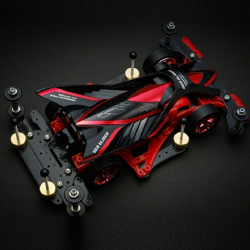 ของแท้ Tamiya 92448 เวอร์ชั่นการวางแผนเครื่องร่อนสีดําเกาหลี FMA แชสซีความต้องการขับเคลื่อนสี่ล้อประ