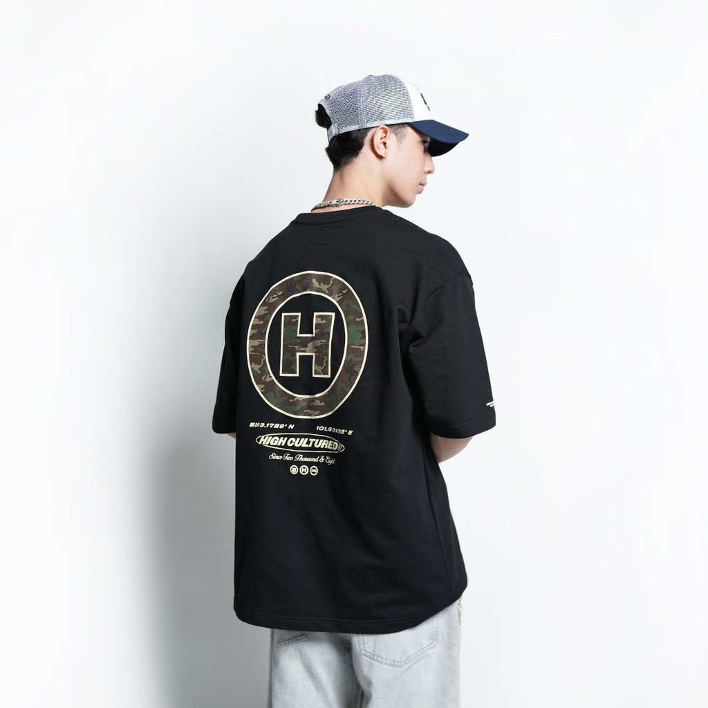 เสื้อยืดโลโก้ Hyperion Camo โลโก้ Saran - 1125S-5XL