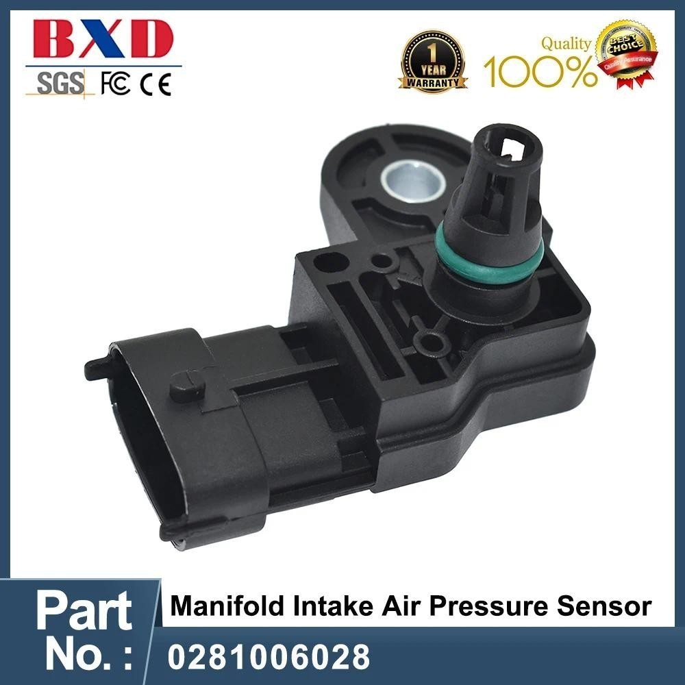 1 ชิ้น 0281006028 Boost เซ็นเซอร์แผนที่ความดันอากาศสําหรับ Abarth Fiat Grande Punto (199) 0.9 1.4 1.