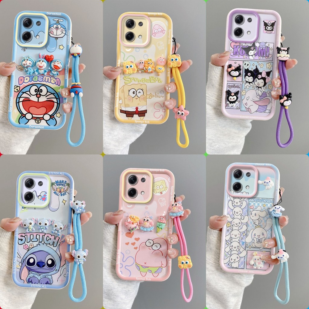เคส Redmi 15C เคสโทรศัพท์ลายการ์ตูนสติ๊กเกอร์น่ารัก
