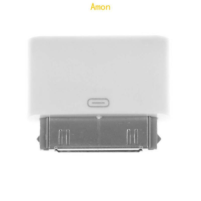 Amon for to 30-Pin Adapter 8-Pin Female to 30 Pin Male Connector for phone4