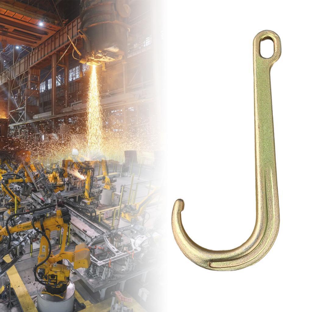 [Tachiuwa21] J Type Hook Straight Handle Hook Metal Practical Hanging Hook Heavy Duty for