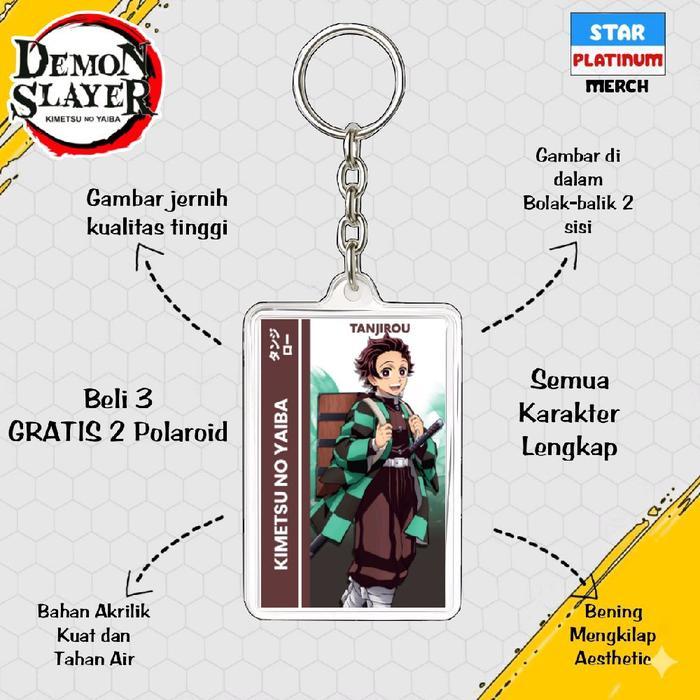 พวงกุญแจ Gantungan Kunci Kimetsu no Yaiba - พวงกุญแจ