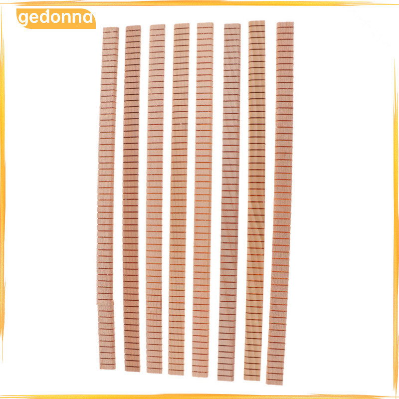 [gedonna] 8 ชิ้น Spruce Guitar Binding Purfling Strip Edge Guitar Trim Inlay Parts
