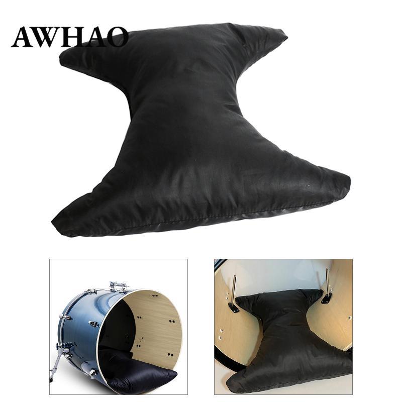 [AWHAO] กลอง Pad ลดเสียงรบกวนฝึกกลองกลองกลองกลองอุปกรณ์เสริมสําหรับกลองอิเล็กทรอนิกส์และเบสกลอง