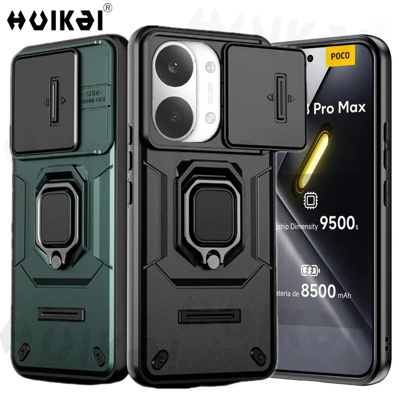 สําหรับ Xiaomi POCO X8 Pro Max/X8 Pro Redmi Turbo 5 Max/Turbo 5 สไลด์กล้องขาตั้งเกราะ Antifall ป้องก