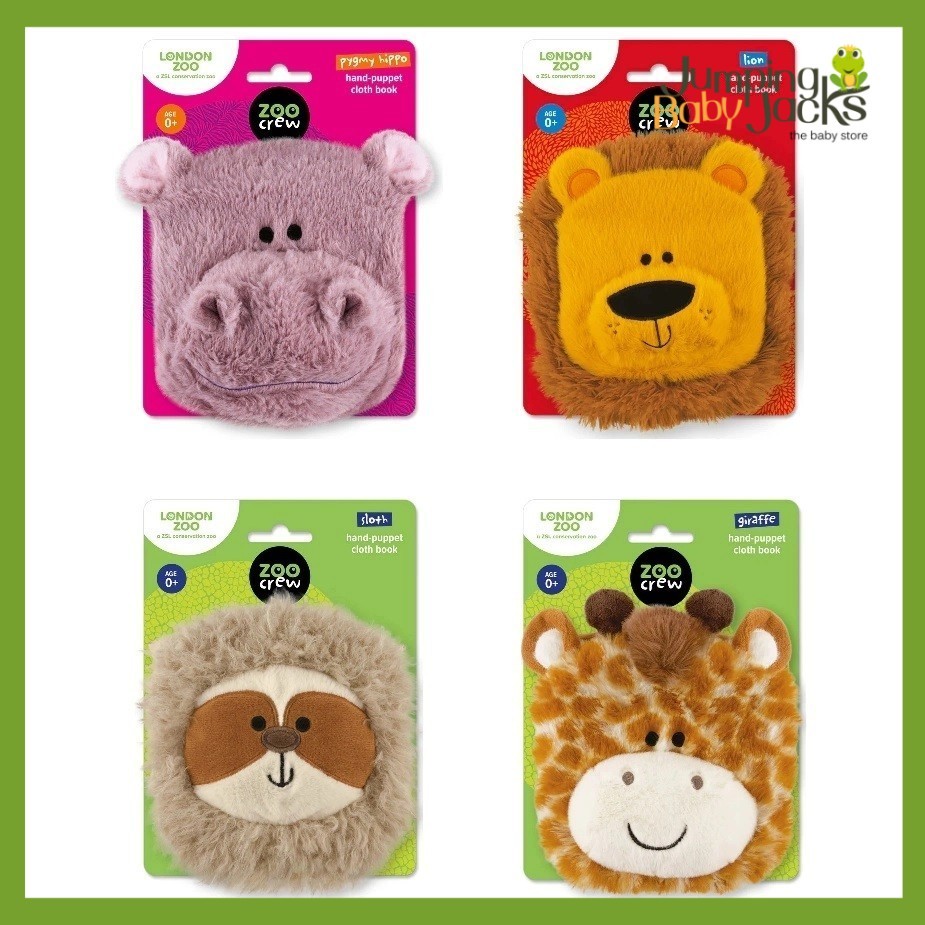 Zoo Crew หนังสือผ้า Hand-Puppet 0m+