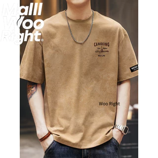 เสื้อ เสื้อผ้าผู้ชาย วินเทจ เทรนด์ใหม่ สไตล์สตรีท Oversize Woo Right COD จัดส่งตลอด 24 ชั่วโมง งานเกรดพรีเมียม งานเกรด A