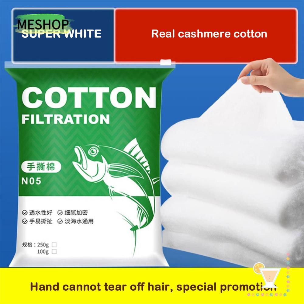 MESHOPTH ผ้าฝ้ายกรองตู้ปลา, อุปกรณ์ตู้ปลาหนากรองตู้ปลา Super, Reusable Bio Cotton Foam Skimmer